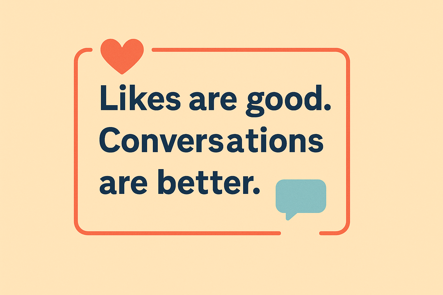 Social media quote graphic about the power of comments.