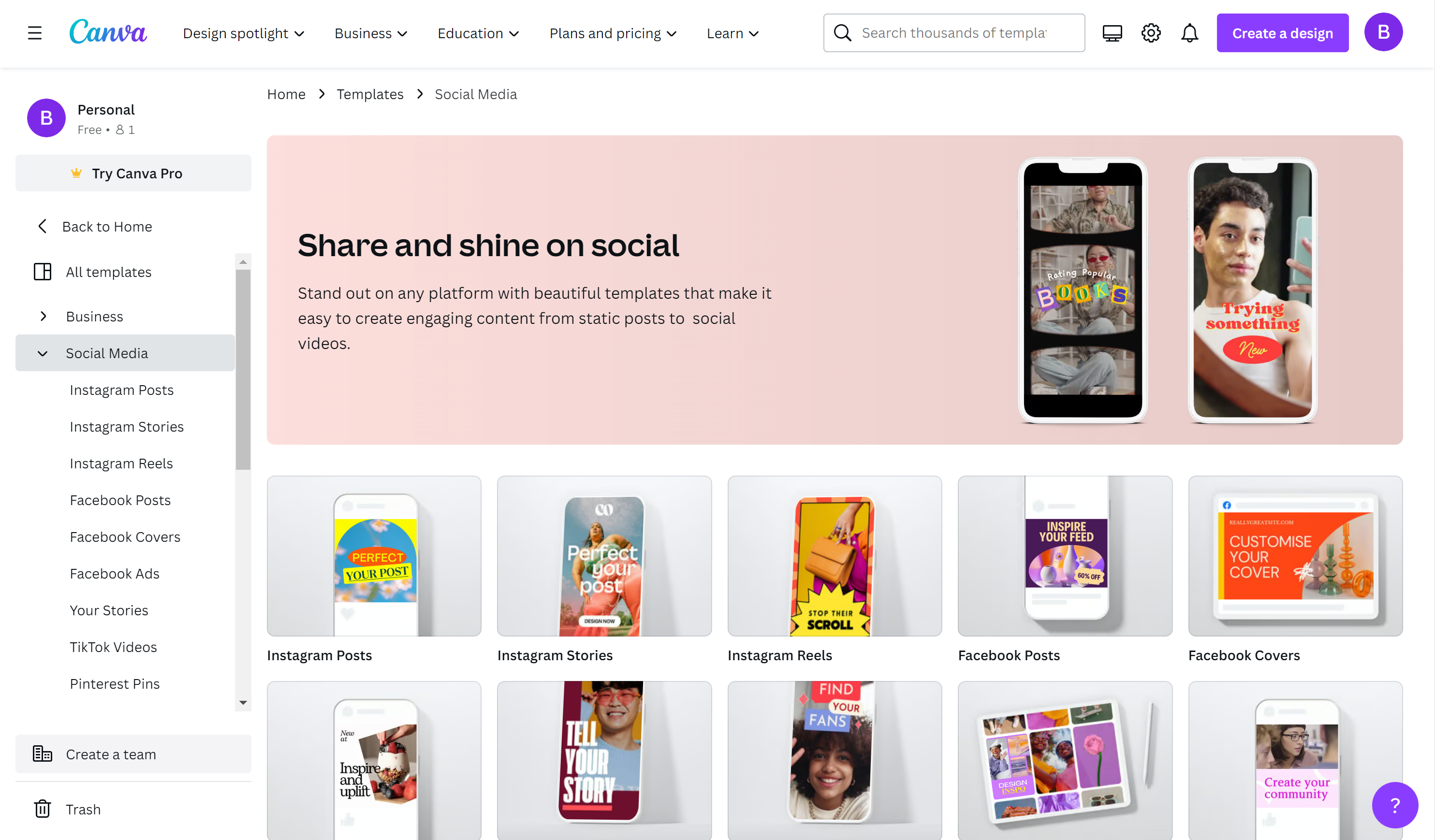 free-social-media-templates
