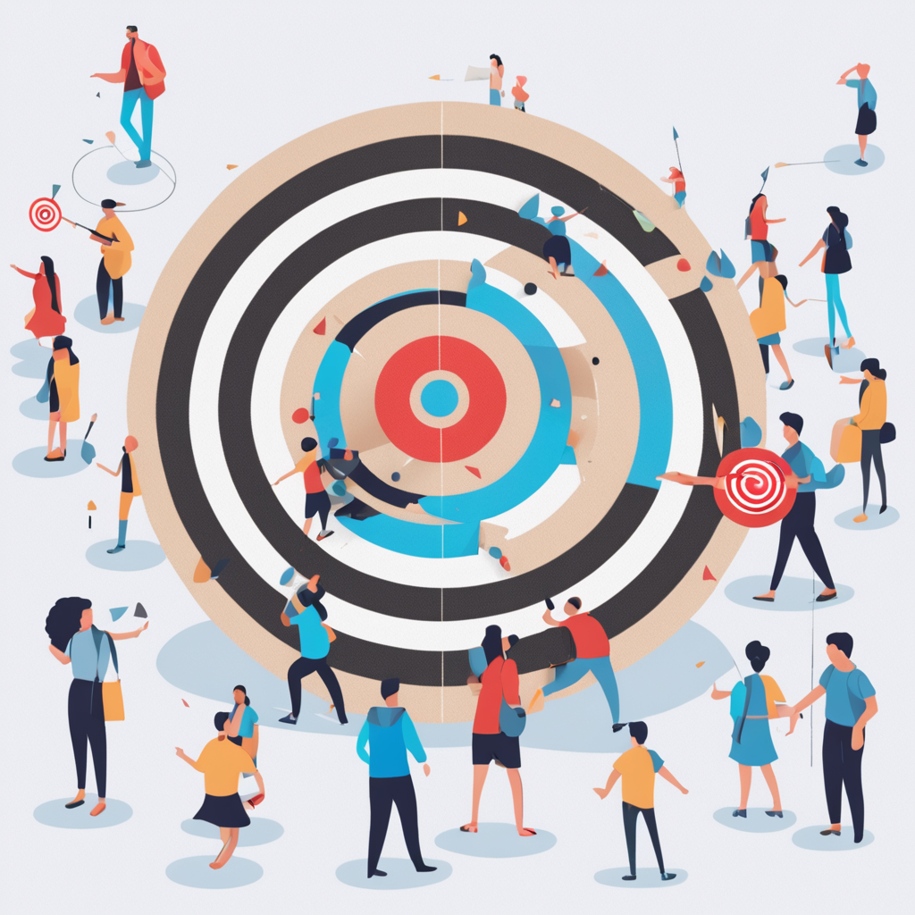 AI generated image of a target